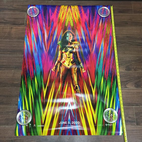WONDER WOMAN 1984 27"x40" Authentic Theatre Movie Poster 2020 Advance DS Canada - Picture 9 of 16